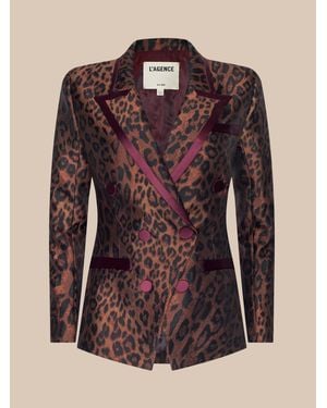 L'Agence Kyomi Double-Breasted Blazer - Multicolour