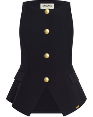 L'Agence Tessa Vest - Blue