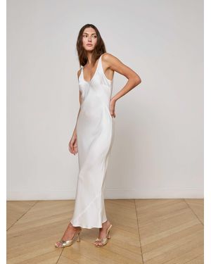 L'Agence Robe Akiya De En Blanc - Neutre