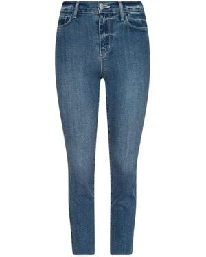 L'Agence Sada Cropped Slim-Leg Jean - Blue