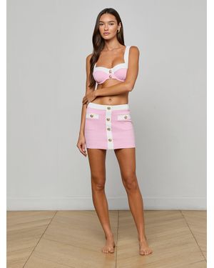 L'Agence Coco Mini Skirt Cover-Up - Multicolour