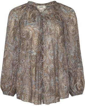 L'Agence Teagan Blouse Top - Blue