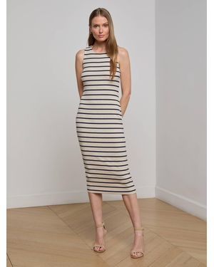 L'Agence 'Agence Nura Midi Tank Top Dress - Multicolour