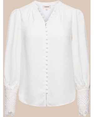 L'Agence Ava Blouse - White
