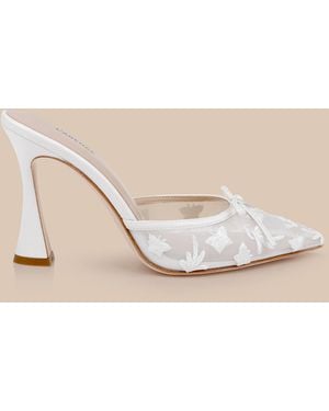 L'Agence Prasad Mesh Mule - White