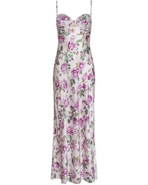 L'Agence Sayla Silk Gown - Pink