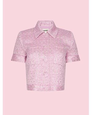 L'Agence Chita Tweed Jacket - Pink