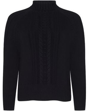 L'Agence Sandrina Turtleneck - Black