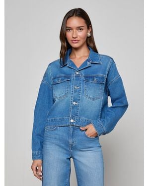 L'Agence Vianney Jean Jacket - Blue