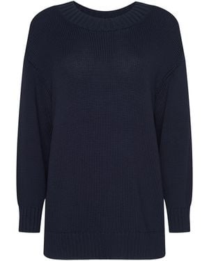 L'Agence 'Agence Loden Tunic Pullover - Blue
