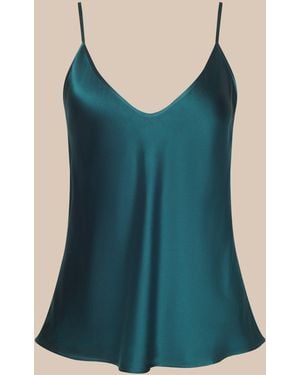 L'Agence Lexi Silk Camisole - Green