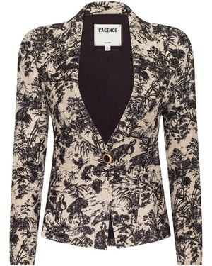 L'Agence Kaisley Blazer - Brown