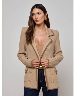 L'Agence Ranch Knit Blazer - Natural