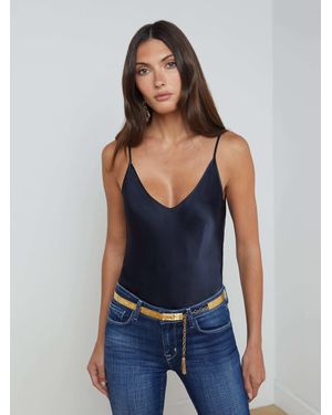 L'Agence Lexi Silk Camisole - Blue