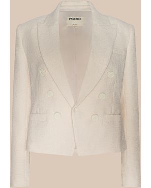 L'Agence Brooke Open-front Blazer - Multicolor