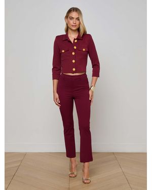 L'Agence Ketra Bootcut Trouser - Red
