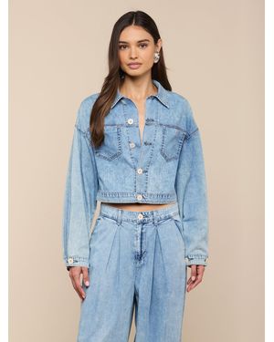 L'Agence Gaines Jean Jacket - Blue