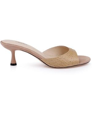 L'Agence Maryam Kitten-Heel Mule - Natural