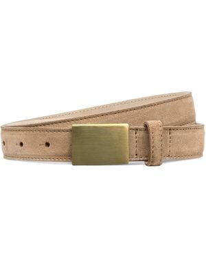 L'Agence Amis Suede Belt - Natural
