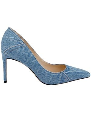 L'Agence Maelle Denim Pump - Blue