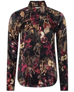 L'Agence Tyler Silk Blouse Top - Red