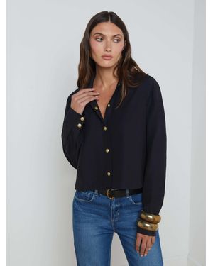 L'Agence Cosette Shirt - Black