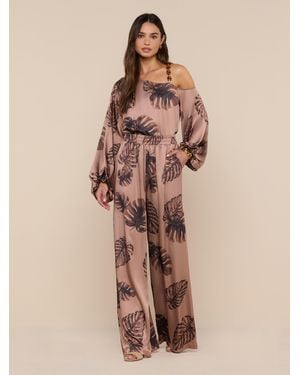 L'Agence 'Agence Lillian Satin Trousers - Natural