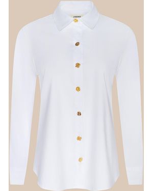 L'Agence Ellery Button-Down Shirt - Blue