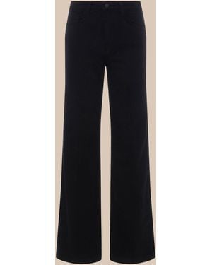 L'Agence Scottie Wide-Leg Jean - White
