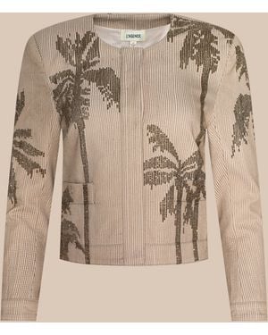 L'Agence Lian Beaded Jacket - Natural