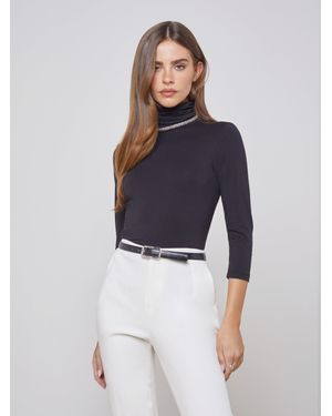 L'Agence Aja Turtleneck - Blue