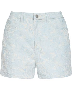 L'Agence Lissania Jacquard Short - White