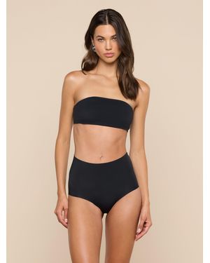 L'Agence Mietta Knit Bandeau Top - Blue