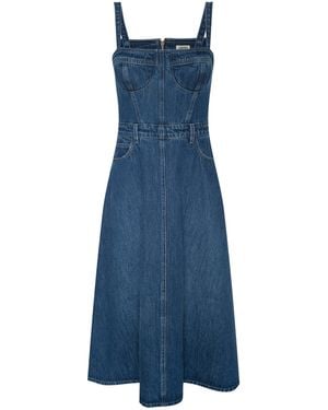 L'Agence Jovie Bustier Dress - Blue