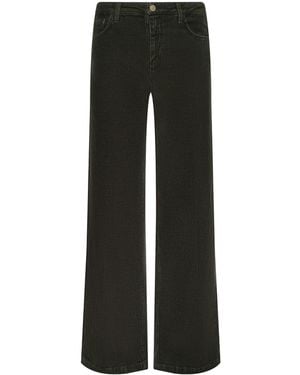 L'Agence Scottie Corduroy Pants - Black