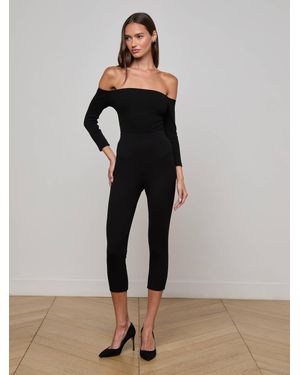 L'Agence Dee Capri Trousers - Black