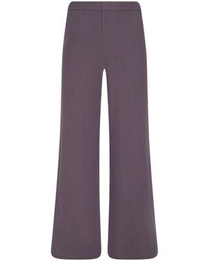 L'Agence Livvy Straight-Leg Trouser - Purple