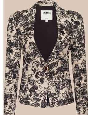 L'Agence Kaisley Blazer - Brown