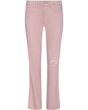 L'Agence Armida Low-Rise Slouch Jean - Pink