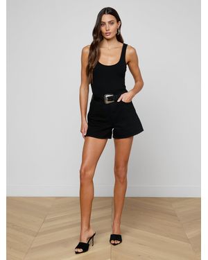 L'Agence Lissania Jean Short - Black
