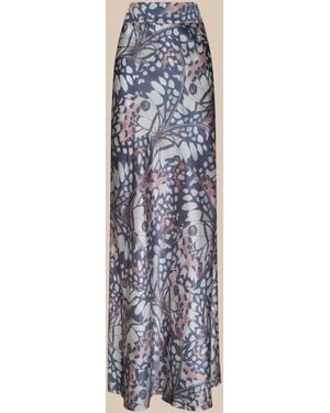 L'Agence Ryker Silk Maxi Skirt - Natural