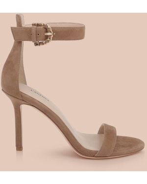 L'Agence Gisele Suede Sandal - Natural