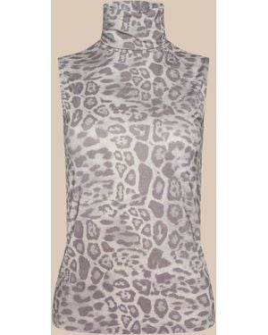L'Agence Ceci Sleeveless Turtleneck - Multicolor