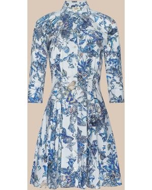 L'Agence Journi Shirt Dress - Blue