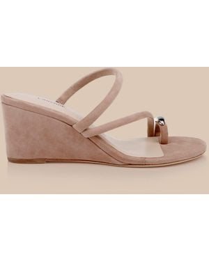 L'Agence Maritza Wedge Sandal - Pink