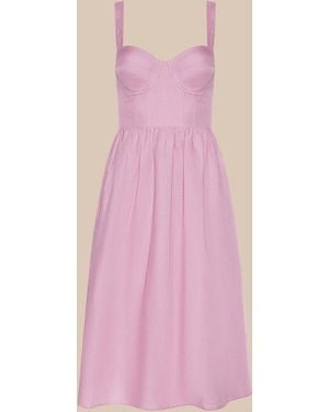 L'Agence Tiani Bustier Dress - Pink