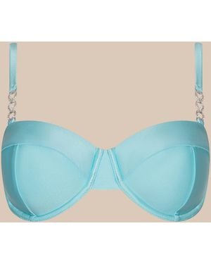 L'Agence 'Agence Alexandria Bikini Top - Blue