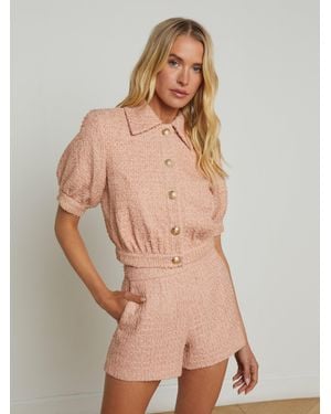 L'Agence Veste Courte À Manches Courtes Cove En Vieux Rose - Neutre