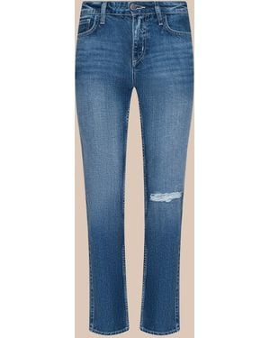 L'Agence Nevia Slouchy Straight-Leg Jean - Blue