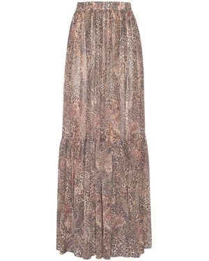 L'Agence Ursie Maxi Skirt - Natural